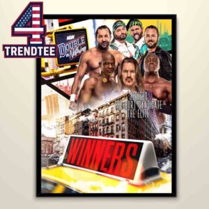 AEW Double Or Nothing 2026 Stadium Stampede Jericho The Hurt Syndicate The Elite Home Decor Poster Canvas
