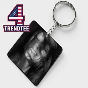 Ariana Grande Petal Album Cover Acrylic Wood Keychain