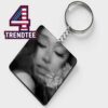 Ariana Grande Petal Album Cover Acrylic Wood Keychain