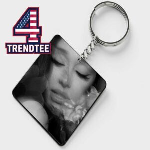 Ariana Grande Petal Album Cover Hate That I Made You Love Me Acrylic Wood Keychain