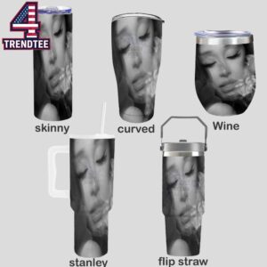 Ariana Grande Petal Album Cover Hate That I Made You Love Me Wine Stanley Cup Tumbler