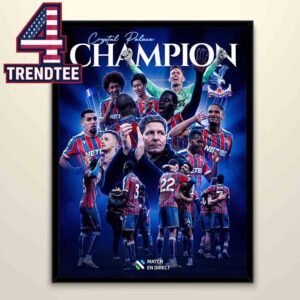 Crystal Palace 2026 UEFA Conference League Champions Home Decor Poster Canvas