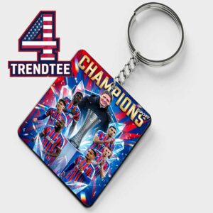 Crystal Palace FC 2026 UEFA Conference League Champions Acrylic Wood Keychain