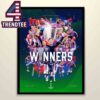 Crystal Palace UEFA Conference League Champions 2025 2026 Season Home Decor Poster Canvas