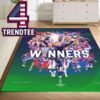 Crystal Palace UEFA Conference League Champions 2025 2026 Season Home Decor Rug Carpet