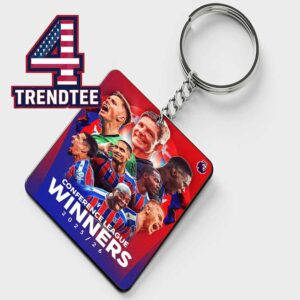 Crystal Palace UEFA Conference League Champions 2025 2026 Season Acrylic Wood Keychain