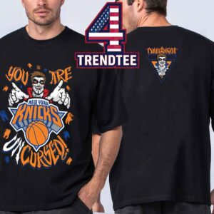 Danhausen x New York Knicks Uncursed WWE NBA 2026 Two Sided T-Shirt