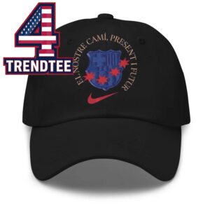 FC Barcelona Femeni Women UWCL Winners 2026 Champions El Nostre Cami Present I Futur Classic Hat Cap Snapback