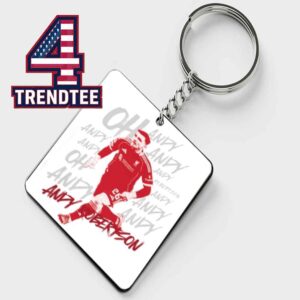Farewell Andy Robertson Leave Liverpool Acrylic Wood Keychain