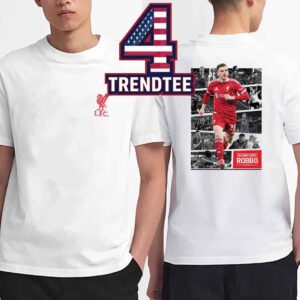 Farewell Andy Robertson Leave Liverpool Montage Two Sided T-Shirt