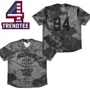 J Hope BTS Arirang World Tour 2026 Limited Baseball Jersey