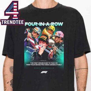 Kimi Antonelli 2026 Canada GP Winner Four Grand Prix Wins In A Row Unisex T-Shirt