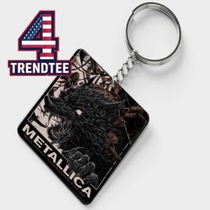 Metallica Berlin 2026 Olympiastadion Germany May 30th Pop Up Acrylic Wood Keychain