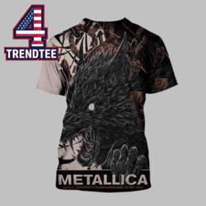 Metallica Berlin 2026 Olympiastadion Germany May 30th Pop Up All Over Print T-Shirt