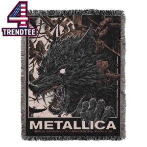 Metallica Berlin 2026 Olympiastadion Germany May 30th Pop Up Blanket