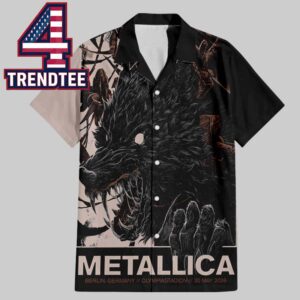 Metallica Berlin 2026 Olympiastadion Germany May 30th Pop Up Hawaiian Shirt