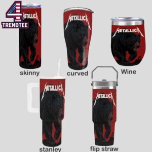 Metallica Olympiastadion Germany 2026 M72 Berlin 30th May Wine Stanley Flip Straw Cup Tumbler