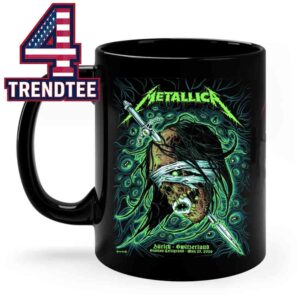 Metallica Stadion Letzigrun 2026 M72 Zurich May 27th Ceramic Mug Cup