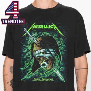 Metallica Stadion Letzigrun 2026 M72 Zurich May 27th Unisex T-Shirt