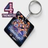New York Knicks 2026 Eastern Conference Champions Advance NBA Finals Acrylic Wood Keychain