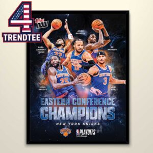 New York Knicks Eastern Conference Champions 2026 Advance NBA Finals Home Decor Poster Canvas