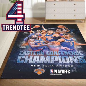 New York Knicks Eastern Conference Champions 2026 Advance NBA Finals Home Decor Rug Carpet