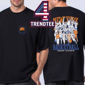 New York Knicks Basketball Team 2026 Two Sided T-Shirt