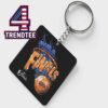 New York Knicks NBA Finals 2026 NBA Gold Acrylic Wood Keychain