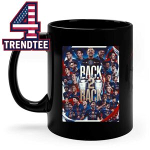 Paris Saint Germain PSG 2026 Champions League Winner Champions Back 2 Back Ceramic Mug Cup