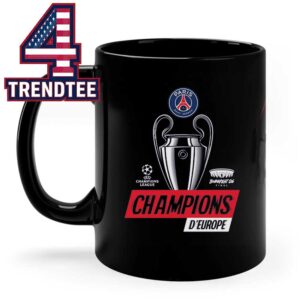 Paris Saint Germain PSG 2026 Champions League d’Europe Winners Ceramic Mug Cup