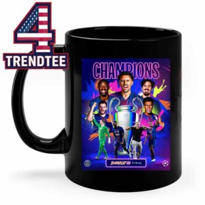 Paris Saint Germain PSG 2026 UEFA Champions League Winner Budapest Final Ceramic Mug Cup
