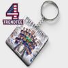 Paris Saint Germain PSG 2026 UEFA Champions League Winner Budapest Final Acrylic Wood Keychain
