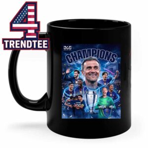 Paris Saint Germain PSG 2026 UEFA Champions League Winner Champions Back To Back Ceramic Mug Cup