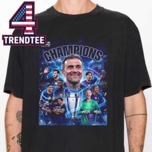 Paris Saint Germain PSG 2026 UEFA Champions League Winner Champions Back To Back Unisex T-Shirt