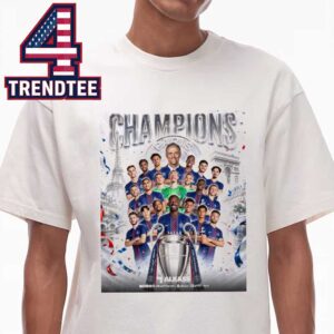 Paris Saint Germain PSG 2026 UEFA Champions League Winner Champions Unisex T-Shirt