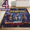 Paris Saint Germain PSG 2026 UEFA Champions League Winner Champions Home Decor Rug Carpet