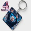 Pep Guardiola Manchester City 10 Years Decade Acrylic Wood Keychain