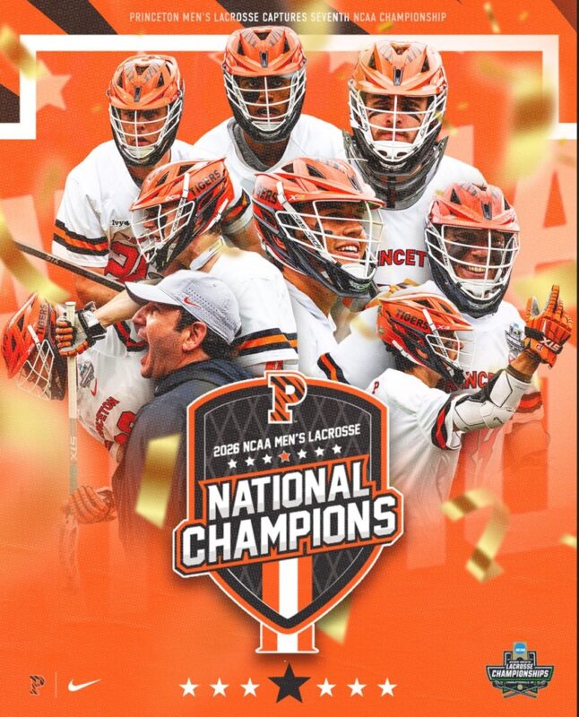Princeton Tigers NCAA 2026 Men’s Lacrosse Champions