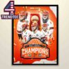 Princeton Tigers NCAA 2026 Men’s Lacrosse Champions Home Decor Poster Canvas