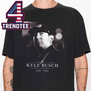 RIP Kyle Busch 1985 2026 Dies At 41 Driver NASCAR Cup Series Champion Unisex T-Shirt