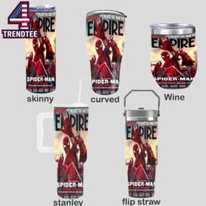 Spider Man Brand New Day Empire Magazine Cover 2026 Wine Stanley Flip Straw Cup Tumbler