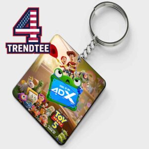 Toy Story 5 Disney Movie 2026 4DX Acrylic Wood Keychain