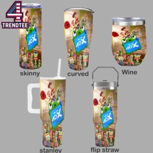 Toy Story 5 Disney Movie 2026 4DX Skinny Curved Wine Stanley Flip Straw Tumbler