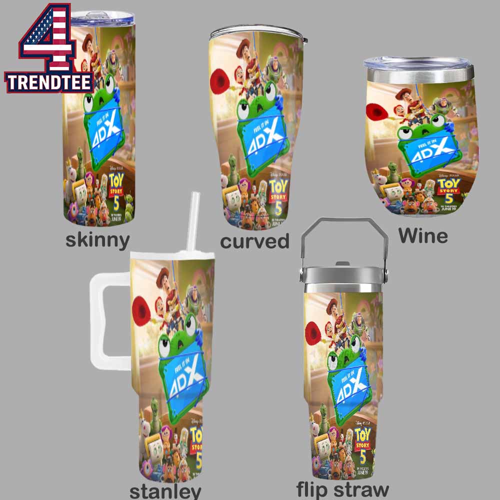 Toy Story 5 Disney Movie 2026 4DX Skinny Curved Wine Stanley Flip Straw Tumbler Toy Story 5 Disney Movie 2026 4DX Skinny Curved Wine Stanley Flip Straw Tumbler