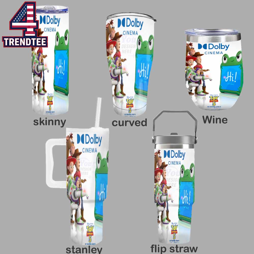 Toy Story 5 Disney Movie 2026 Dolby Cinema Skinny Curved Wine Stanley Flip Straw Tumbler Toy Story 5 Disney Movie 2026 Dolby Cinema Skinny Curved Wine Stanley Flip Straw Tumbler