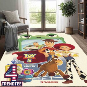 Toy Story 5 Disney Movie 2026 In Theaters June 19th Home Decor Rug Carpet