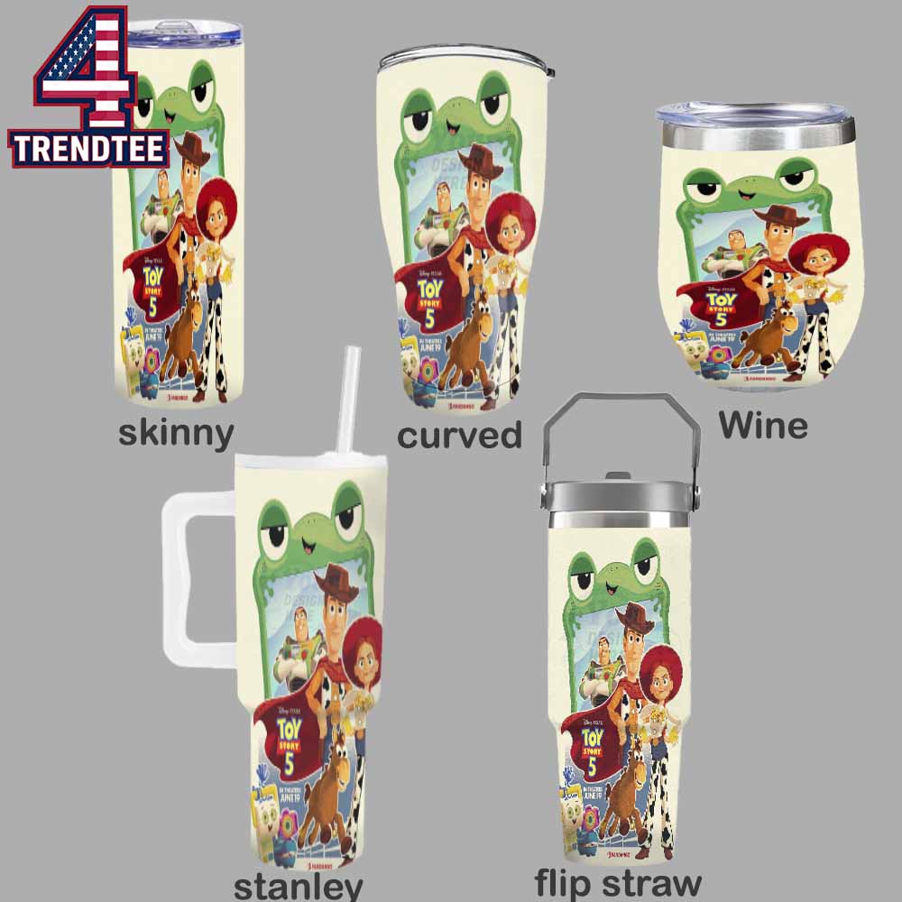 Toy Story 5 Disney Movie 2026 In Theaters June 19th Skinny Curved Wine Stanley Flip Straw Tumbler Toy Story 5 Disney Movie 2026 In Theaters June 19th Skinny Curved Wine Stanley Flip Straw Tumbler