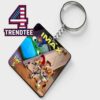 Toy Story 5 Disney Movie 2026 June 19th In 3D Acrylic Wood Keychain