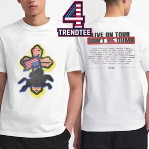 ASAP Rocky Don’t Be Dumb 2026 Tour Airbrush Dateback Two Sided T-Shirt