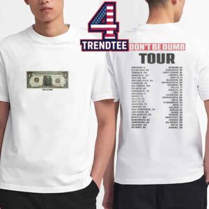 ASAP Rocky Don’t Be Dumb 2026 Tour Dollar Bill Dateback Two Sided T-Shirt